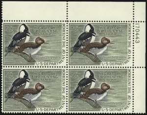 Sale 938, Lot 2024, Hunting Permit Multiples, $3.00 1968-71 Hunting Permits (RW35-RW38) Sale 938, Lot 2024, Hunting Permit Multiples