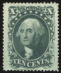 Sale Number 941, Lot Number 1022, 1857-60 Issue Sale Number 941, Lot Number 1022, 1857-60 Issue