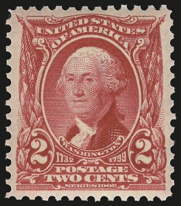 Sale 941, Lot 1210, 1902-08 Issues (Scott 300 thru 322), 2c Carmine (301) Sale 941, Lot 1210, 1902-08 Issues (Scott 300 thru 322)