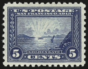 Sale 946, Lot 1012, 1913-15 Panama-Pacific Issue (Scott 397-404)