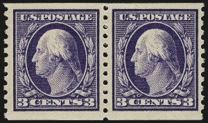 Sale 946, Lot 1051, 1913-15 Washington-Franklin Issues (Scott 424-461)
