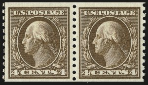 Sale 946, Lot 1057, 1913-15 Washington-Franklin Issues (Scott 424-461)