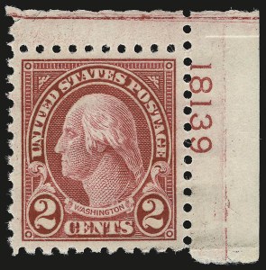 Sale Number 946, Lot Number 1216, 1922-29 Issues (Scott 551-621) Sale Number 946, Lot Number 1216, 1922-29 Issues (Scott 551-621)