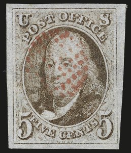 Sale 946, Lot 131, 1847 Issue (Scott 1-2)