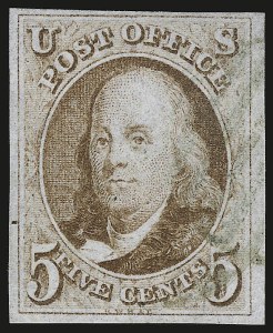 Sale 946, Lot 142, 1847 Issue (Scott 1-2)
