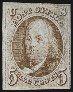 Sale 946, Lot 148, 1847 Issue (Scott 1-2)