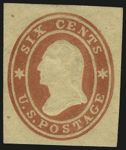 Sale 946, Lot 1506, Postal Stationery, 6c Red on Buff (U31) Sale 946, Lot 1506, Postal Stationery