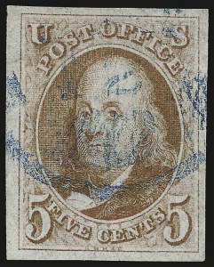 Sale 946, Lot 151, 1847 Issue (Scott 1-2)