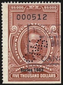 Sale 946, Lot 1550, Revenues