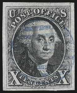 Sale 946, Lot 156, 1847 Issue (Scott 1-2)