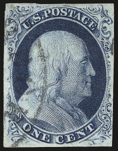 Sale 946, Lot 183, 1851-56 Issue (Scott 5-17)