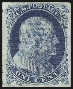 Sale 946, Lot 187, 1851-56 Issue (Scott 5-17)