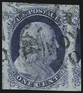 Sale 946, Lot 195, 1851-56 Issue (Scott 5-17)