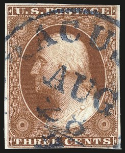 Sale 946, Lot 200, 1851-56 Issue (Scott 5-17)