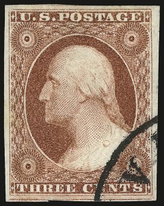 Sale 946, Lot 209, 1851-56 Issue (Scott 5-17)