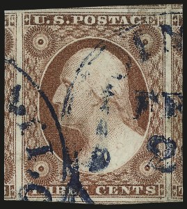 Sale Number 946, Lot Number 210, 1851-56 Issue (Scott 5-17) Sale Number 946, Lot Number 210, 1851-56 Issue (Scott 5-17)