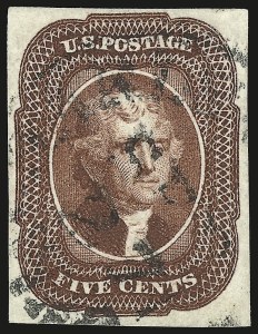 Sale 946, Lot 214, 1851-56 Issue (Scott 5-17)