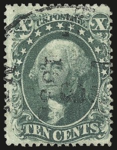 Sale 946, Lot 288, 1857-60 Issue (Scott 18-39)