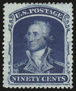 Sale 946, Lot 303, 1857-60 Issue (Scott 18-39)