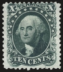 Sale 946, Lot 318, 1875 Reprint of 1857-60 Issue (Scott 40-47)