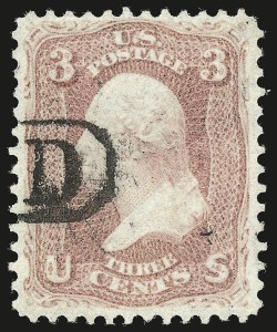 Sale 946, Lot 337, 1861-66 Issue (Scott 56-78)