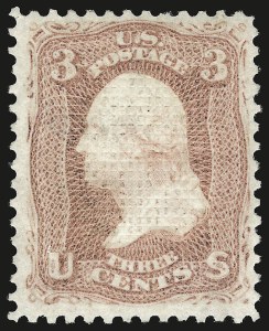 Sale 946, Lot 383, 1867-68 Grilled Issue (Scott 79-101)