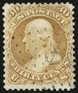 Sale 946, Lot 420, 1867-68 Grilled Issue (Scott 79-101)