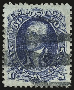 Sale 946, Lot 423, 1867-68 Grilled Issue (Scott 79-101)