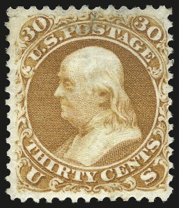 Sale 946, Lot 447, 1875 Re-Issue of 1861-66 Issue (Scott 102-111)