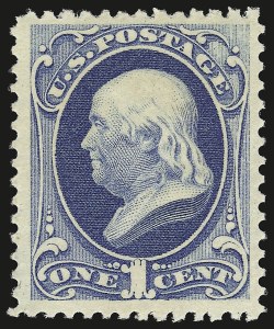 Sale 946, Lot 581, 1879 American Bank Note Co. Issue (Scott 182-191)