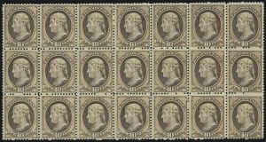 Sale 946, Lot 604, 1881-83 American Bank Note Co. Issues (Scott 205-211B)