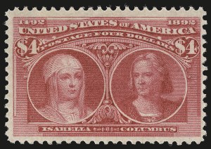 Sale 946, Lot 711, 1893 Columbian Issue (Scott 230-245)