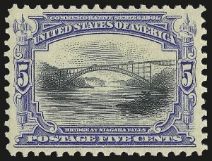 Sale 946, Lot 825, 1901 Pan-American Issue (Scott 294-299), 5c Pan-American (297) Sale 946, Lot 825, 1901 Pan-American Issue (Scott 294-299)