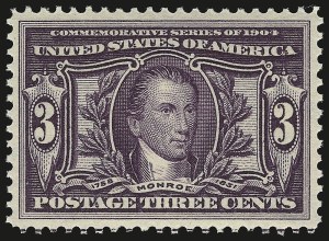 Sale 946, Lot 895, 1904 Louisiana Purchase Issue (Scott 323-327)