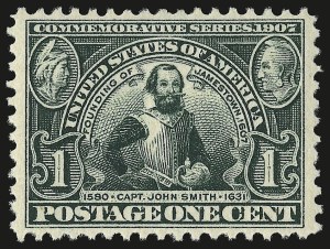 Sale 946, Lot 899, 1907 Jamestown Issue (Scott 328-330)