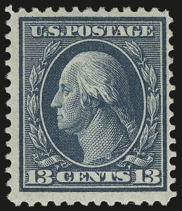 Sale 946, Lot 953, 1909 Bluish Paper Issue (Scott 357-366), 13c Bluish Green, Bluish (365) Sale 946, Lot 953, 1909 Bluish Paper Issue (Scott 357-366)