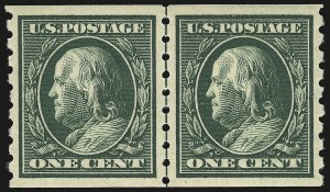 Sale 946, Lot 985, 1910-13 Washington-Franklin Issue (Scott 374-396)