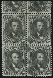 Sale 951, Lot 39, 1867-68 Grilled Issues