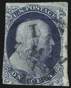 Sale 953, Lot 101, 1851-56 Issue (Scott 5-17)