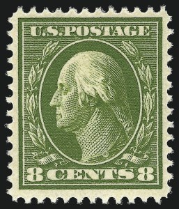 Sale 953, Lot 1030, 1910-13 Washington-Franklin Issue (Scott 374-396)