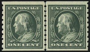 Sale 953, Lot 1045, 1910-13 Washington-Franklin Issue (Scott 374-396)