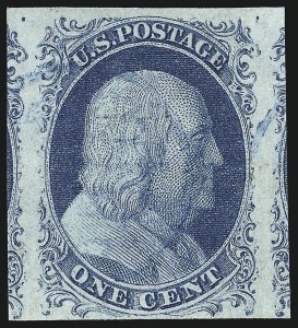 Sale 953, Lot 105, 1851-56 Issue (Scott 5-17)