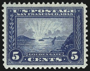 Sale 953, Lot 1060, 1913-15 Panama-Pacific Issue (Scott 397-404)