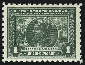 Sale 953, Lot 1073, 1913-15 Panama-Pacific Issue (Scott 397-404)