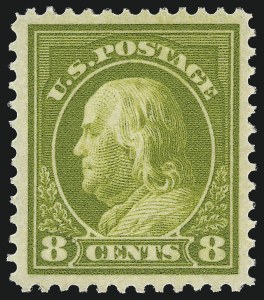 Sale 953, Lot 1095, 1912-14 Washington-Franklin Issue (Scott 405-423)