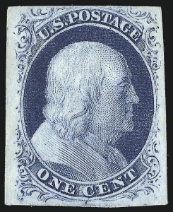 Sale Number 953, Lot Number 110, 1851-56 Issue (Scott 5-17) Sale Number 953, Lot Number 110, 1851-56 Issue (Scott 5-17)
