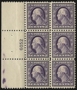 Sale 953, Lot 1111, 1913-15 Washington-Franklin Issues (Scott 424-461)