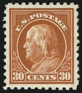Sale 953, Lot 1123, 1913-15 Washington-Franklin Issues (Scott 424-461)
