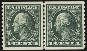 Sale 953, Lot 1128, 1913-15 Washington-Franklin Issues (Scott 424-461)