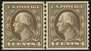 Sale 953, Lot 1160, 1913-15 Washington-Franklin Issues (Scott 424-461)